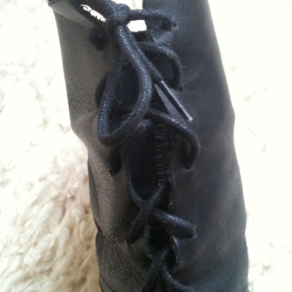 Leather Over the Knee Boots ~ New heals added - Picture 4 of 6